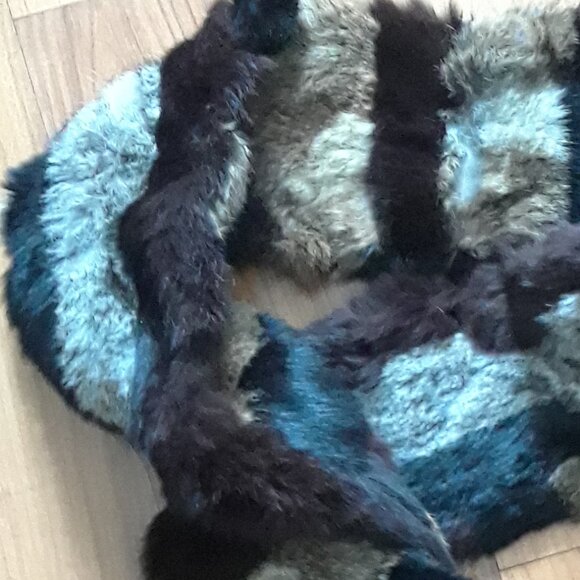 Vintage Genuine RABBIT FUR Scarf - Picture 12 of 14